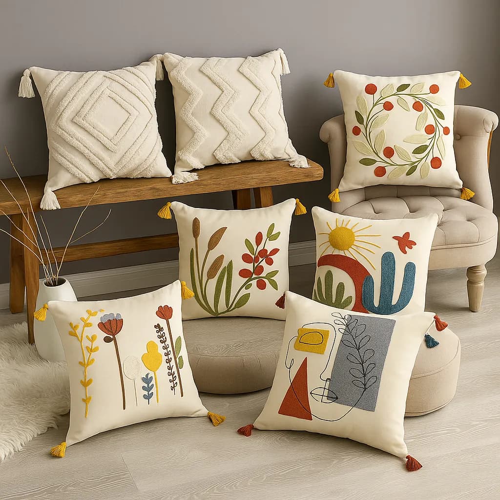 Punch Pillow Styling Ideas for Living Room
