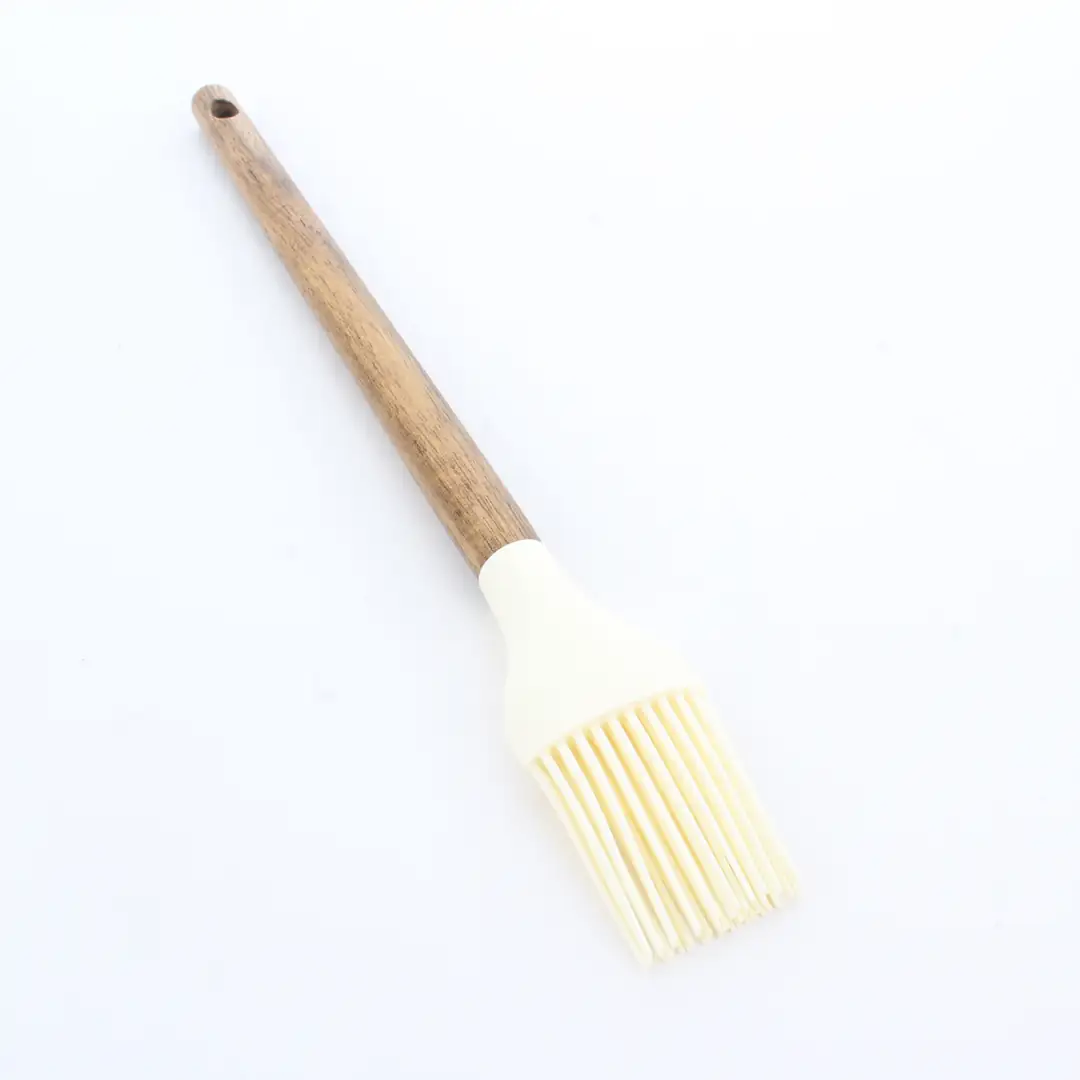 Acacia Naturel Handle Silicone Kitchen Brush