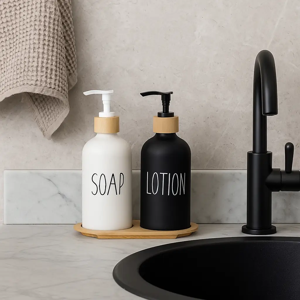Soap & Lotion 2-Piece Soap Dish Set