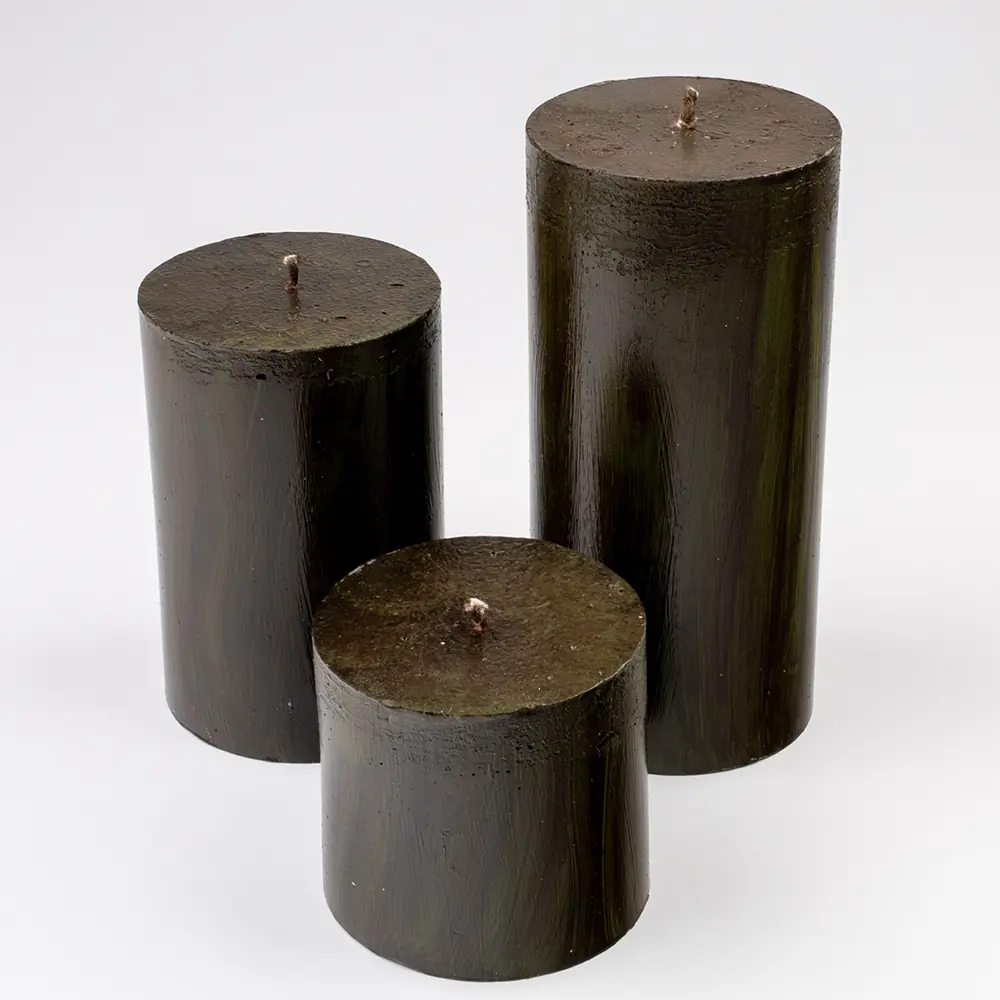 GlowStone 3-Piece Pillar Candle Set
