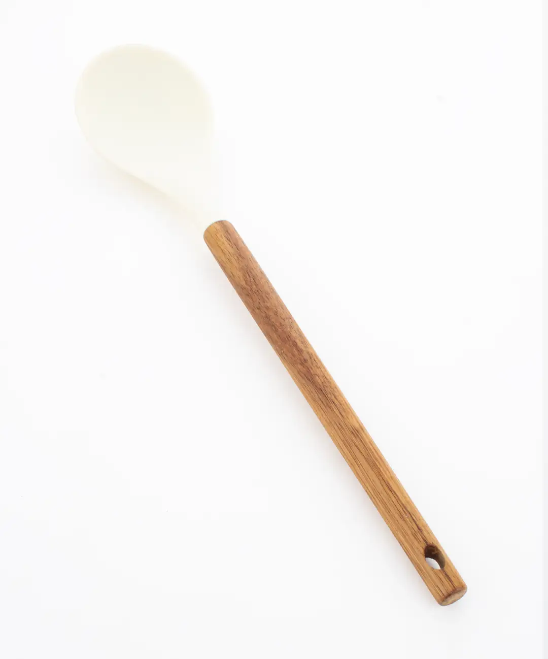 Acacia Naturel Handle Silicone Spoon