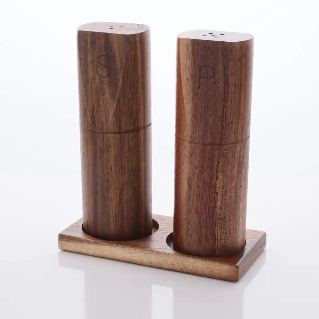 Acacia Naturel Salt and Pepper Set